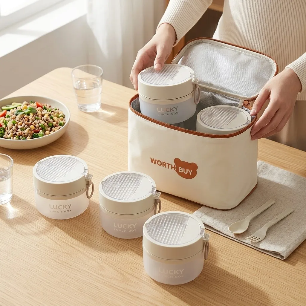 Ensemble de boîtes à bento en  - Meal Prep Or Prep Meal avis et prix
