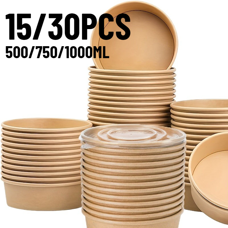 Bols en papier Kraft jetables  - Meal Prep Bowl avis et prix