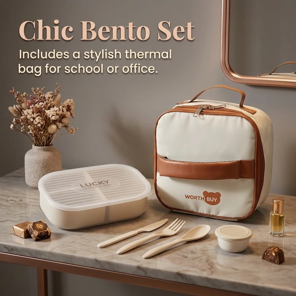 Boîte à lunch bento en plastiq - Meal Prep Or Prep Meal avis et prix