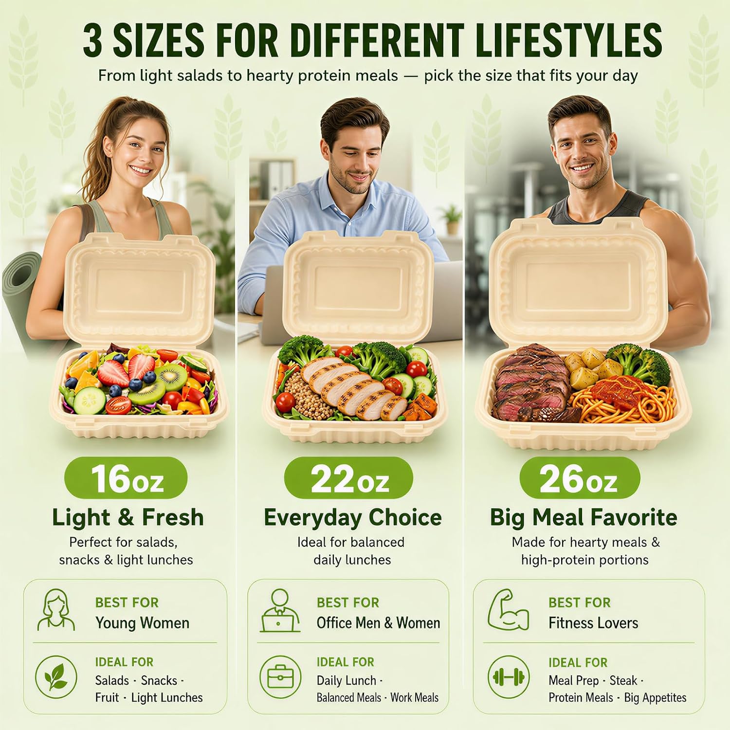 Lot de 50 contenants à emporte - Meal Prep With Rice avis et prix
