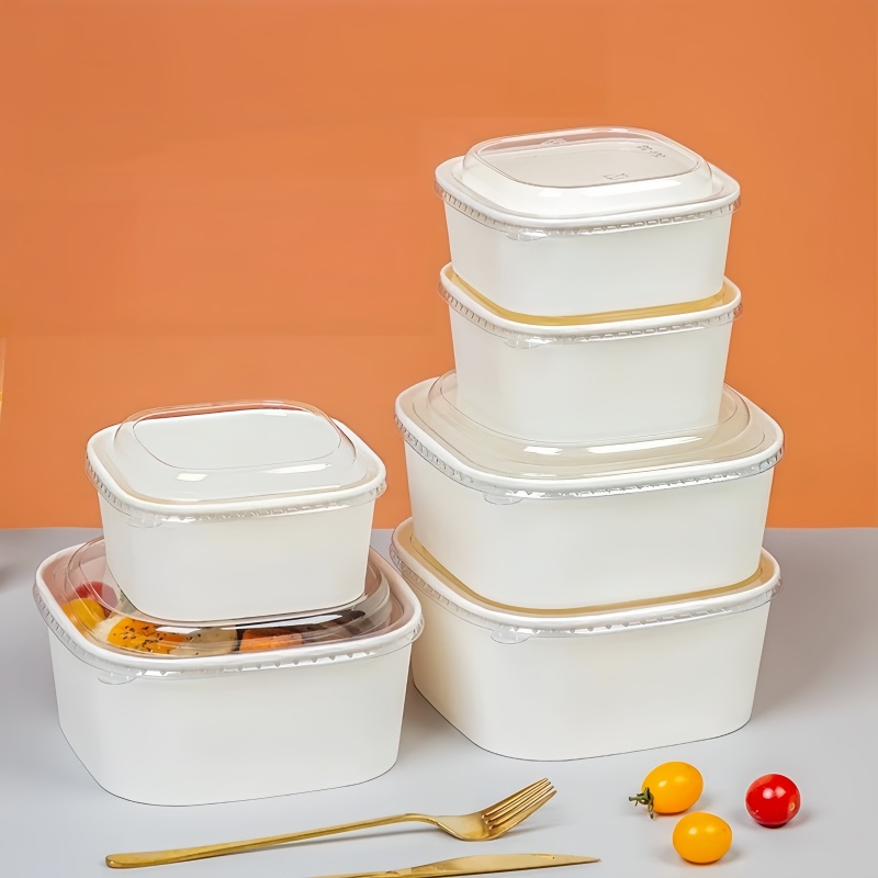 Bol à salade en papier blanc,  - Meal Prep Bowl avis et prix
