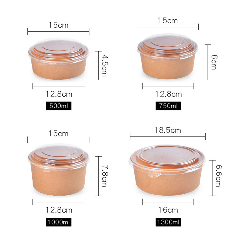 20 bols en papier kraft, récip - Meal Prep Bowl avis et prix