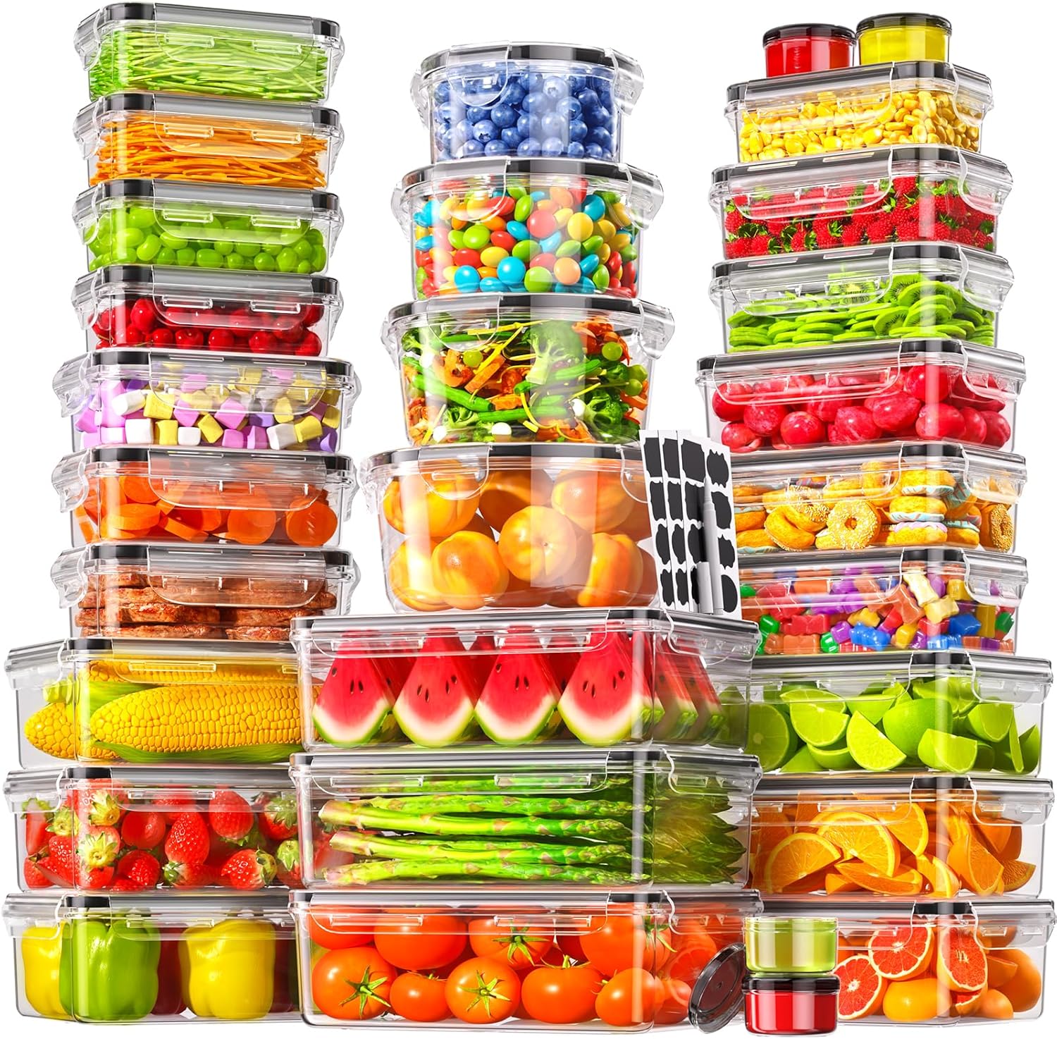 50 pièces/25 paquets de conten - Meal Prep Kitchen avis et prix