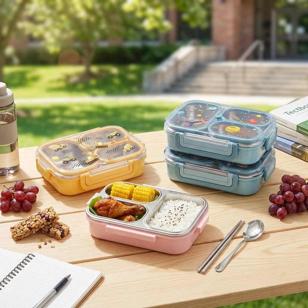 Boîte à bento divisée en acier - Meal Prep Bowl avis et prix
